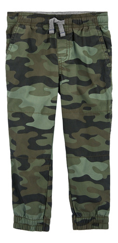 Pantalón De Popelina Diseño Camuflado Carters 2p344710