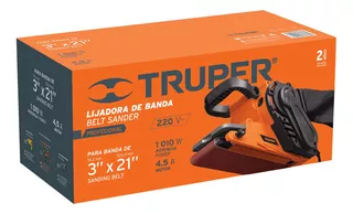 Lijadora De Banda 3 X 21 , Profesional, 1010 W 13114 Truper