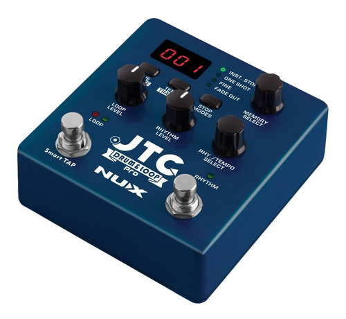 Nux Jtc Drum & Loop Pro Dual Switch Looper Pedal