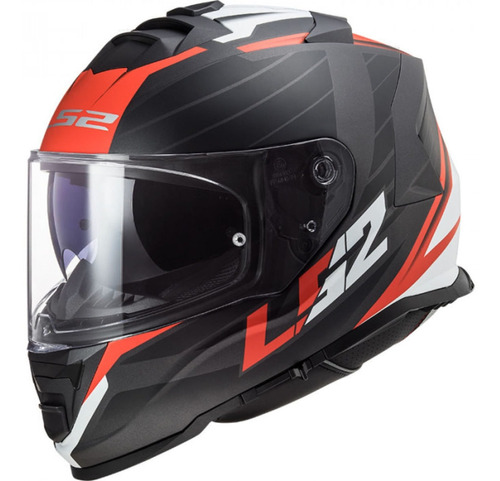 Casco Ls2 Ff 800 Storm Nerve Matt Red