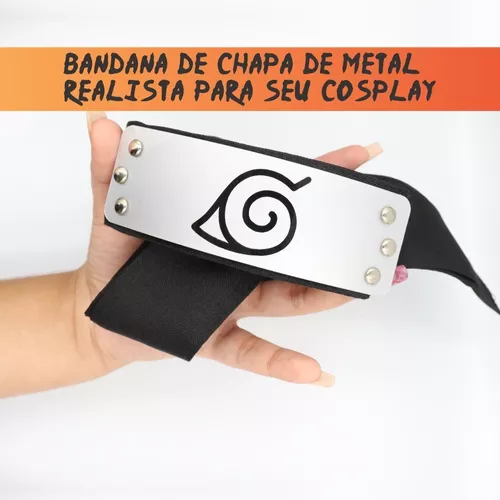 Bandana Aldeia Da Folha de Metal - Naruto Shippuden