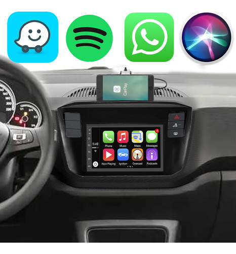 Kit Multimidia Android 7p Up 18 19 20 21 Carplay Wifi Rádio