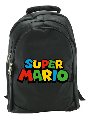 Morral Super Mario Bros Maleta Bolso De Espalda