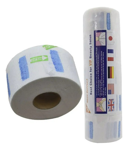 Kit De X5 Rollos De Papel Protector Cuello Para Peluqueria 