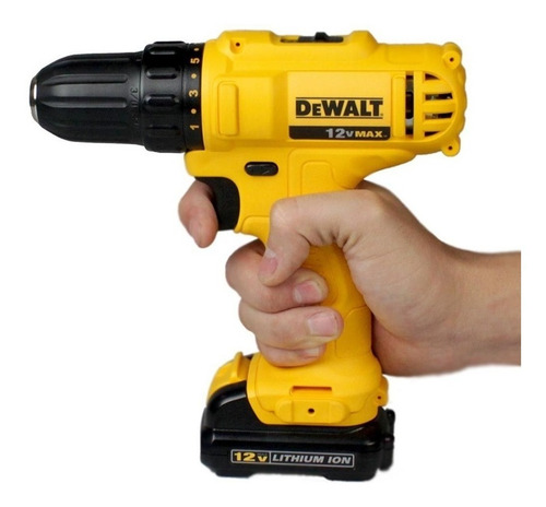 Furadeira Parafusadeira Sem Fio De 10mm Dewalt Dcd700c2 12v