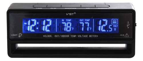 Car Auto Relógio Digital Termômetro Temperatura Voltagem