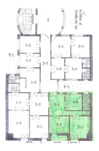 Imagen 16 de 16 de Regias Oficinas Ubicadas En El Histórico Edificio -pasaje Urquiza