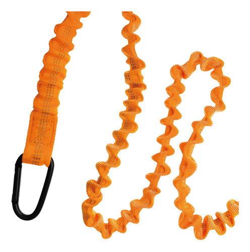 2 Elástico Kayak Paddle Leash Bungee Remos Canoa Naranja