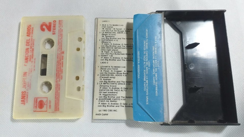 Cassette Janis Joplin Cancion Del Adios Cbs 1982 (Usado)