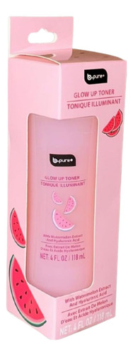 B-pure Toner Glow Up 118g - Melancia E Ácido Hialurônico