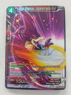 ghost rare foil Dragon Ball Super Tcg Rage, Shenron, Impenet Bt18-025 R Foil