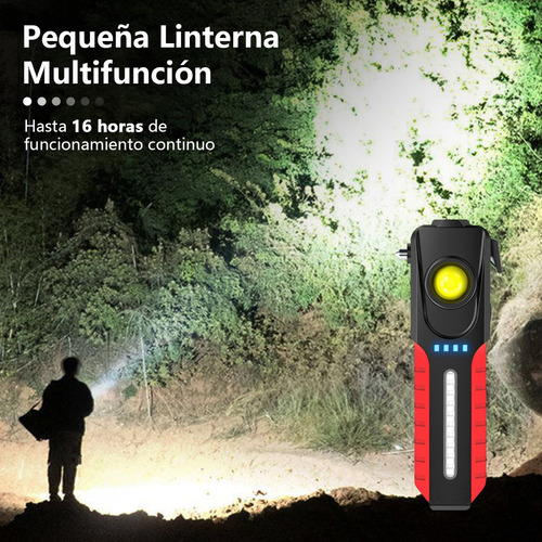 Xing Linterna Táctica Lampara Led Recargable De Mano