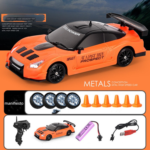 Coche Teledirigido 4wd Rc Drift Toy Car Racing De 2.4 G