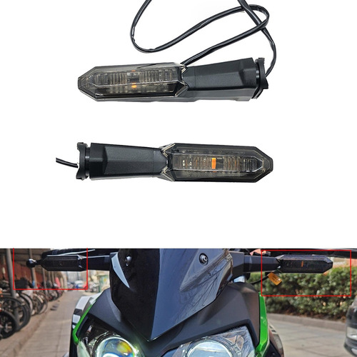 Luz Led Intermitente Delantera Y Trasera Para Z650 Z900 Z10