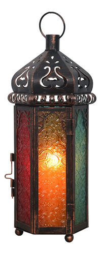 Decorkey Farol De Vela Decorativo, Estilo Marroquí, Estilo.