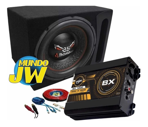 Combo 15 Bomber Bicho 1200rms + Potencia + Kit + Impedancia