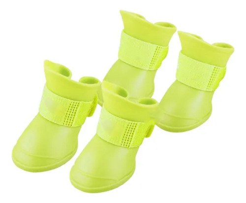 Botas De Silicona Para Perros Impermeables Antideslizantes