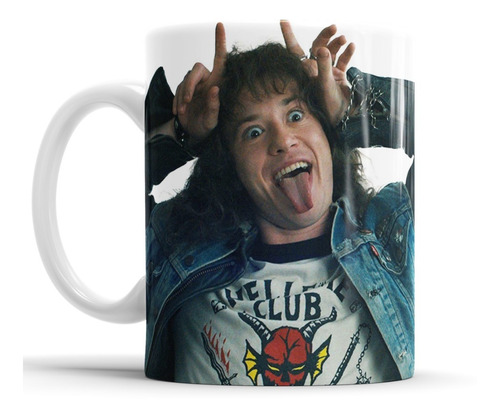 Taza De Cerámica Stranger Things- Eddie Munson Club Hellfire