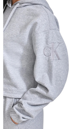 Sudadera Calvin Klein Mujer Hoodie Cropped 100% Original