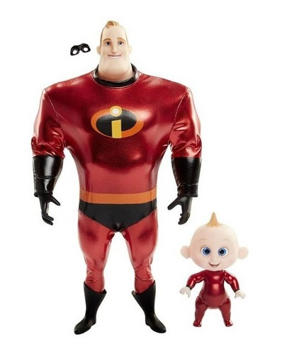 Muñecos Los Increibles 2 - Mr Increible Y Jack-jack