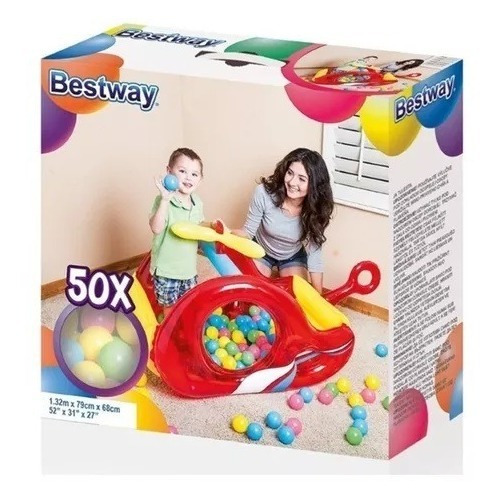 Helicoptero Pelotero Infantil De  Bestway  Con Pelotas