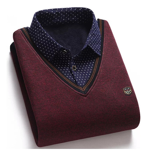 Jersey De Punto De Dos Piezas Con Cuello Polo Para Hombre