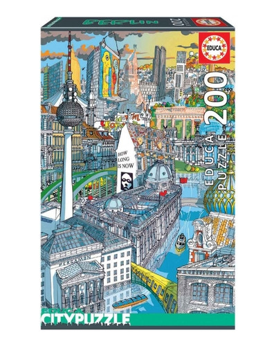 Educa 18469 Puzzle 200 Piezas Berlin Educa City Puzzle