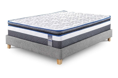 Imagen 1 de 5 de Combo Colchón Eldorado Queen Florence 160 X 190 Cm + Cama Su