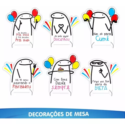 FESTA MEME BENTO FLORK - Loja do Abençoado Festas Artigos para festas e  Decoração de Aniversário com os melhores preços e condições ! Compra 100%  Segura