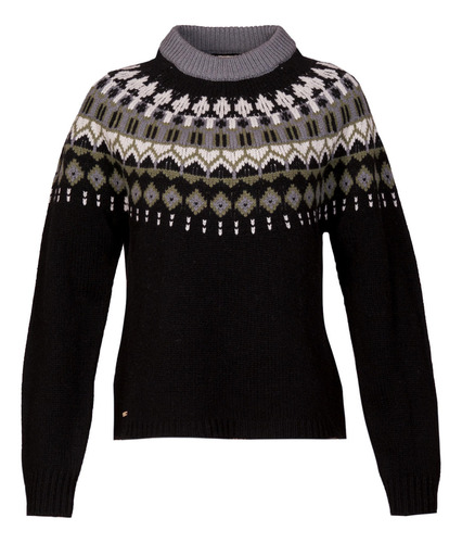 Sweater Lana Mujer Foggia Negro