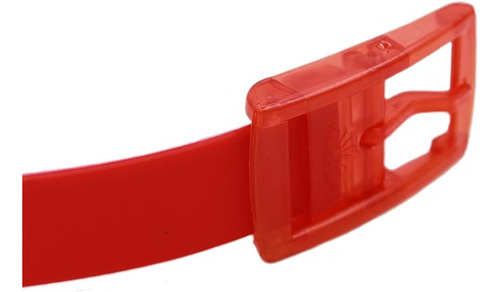 Pack 3 Cinturones Unisex Unitalla - Olores Frutales Color Rojo Talla 120