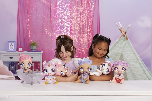 Muñeca Glitter Babyz Surprise Con 3 Cambios De Color Mágicos