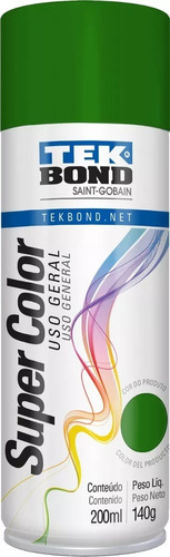 Aerosol Pintura Verde Secado Rapido 200ml/140gr - Tek Bond