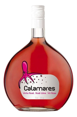 Vinho português rosè meio seco Calamares 750ml