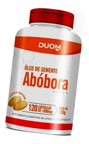 Imagem 1 de 4 de Óleo Semente De Abóbora 120 Cápsulas 1200 Mg Prensado A Frio