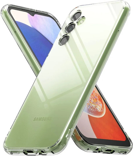 Carcasa Para Samsung A14 5g Antishock Silicona Color Transparente Liso