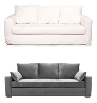Comprar Sillon Sofa 3 Cuerpos Premium Pana Antimanchas + Funda Tusor