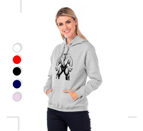 Sudadera Hoodie Adulto Colores Vivos Superheroe Huulk #5