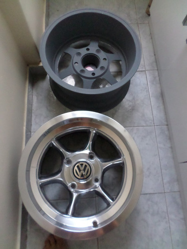 Roda Gaucha Para Buggy Bugre Sem Uso 14x6 Pol. Valor De Uma!