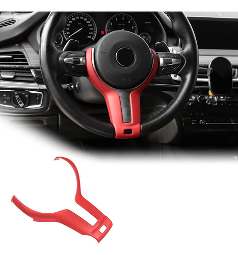 Funda Volante Para Bmw M-sport Accesorio Coche Rojo