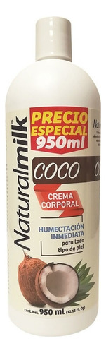 Crema Corporal Naturalmilk Coco 950ml