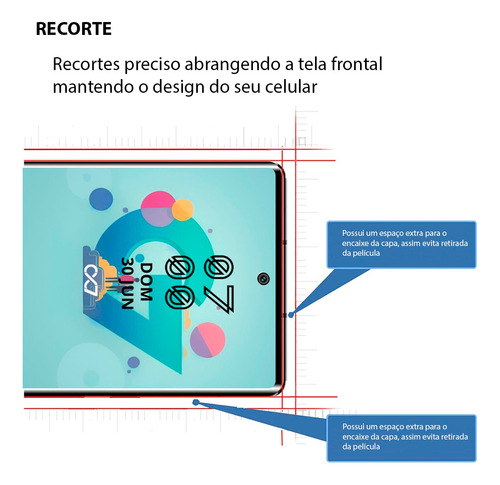 Película 3d Vidro Compatível Com Tecno Spark Go (tela 6.56)