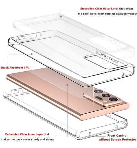Baisrke Funda Galaxy Note 20 Ultra, Carcasa De Marmol Geo...