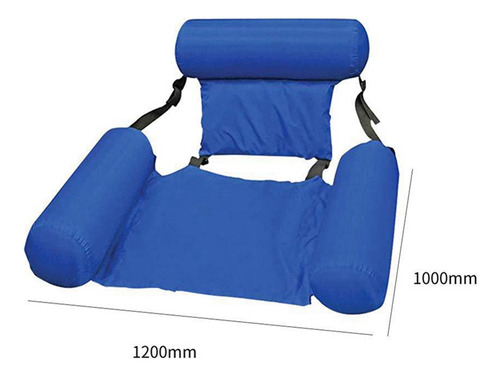 Silla Flotante Inflable Float Row Con Respaldo Reclinable Fl