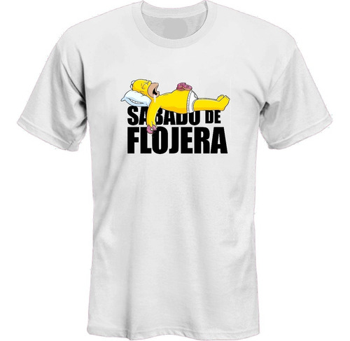 Remeras The Simpsons Sabados Flojera Homero *mr Korneforos*