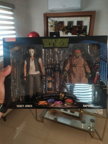 Tmnt Neca Casey Jones Y Rafa En Disfraz