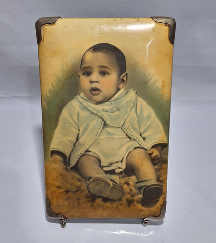Foto Antiga Criança Porta Retrato Seculo Xx Coleçao 