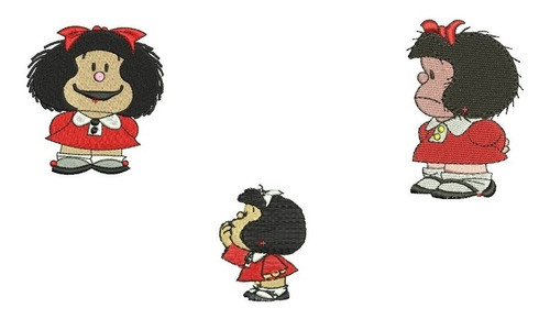 Pack De3  Matrices De Mafalda  En Pes Jef Dst Otros 