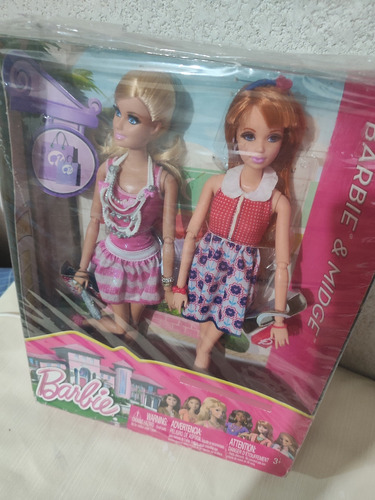 Barbie Y Midge Dreamhouse De Uso Nulo Caja Algo Maltratada 