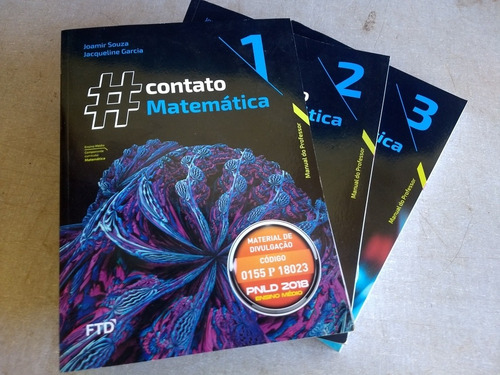 3 Livro Coleção Contato Matemática Garcia Professor 2016 (Usado)